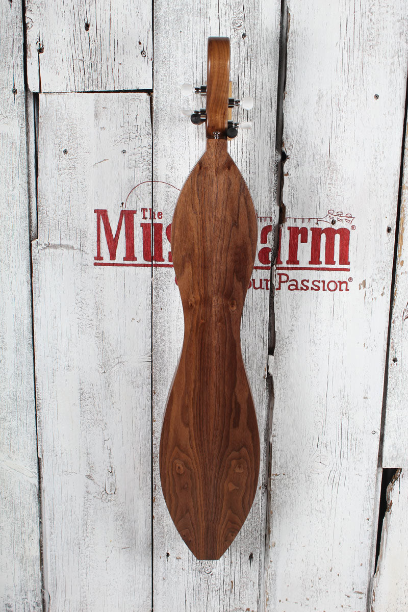McSpadden Scroll Head Dulcimer 4 String Scroll Head Hourglass Dulcimer w Gig Bag