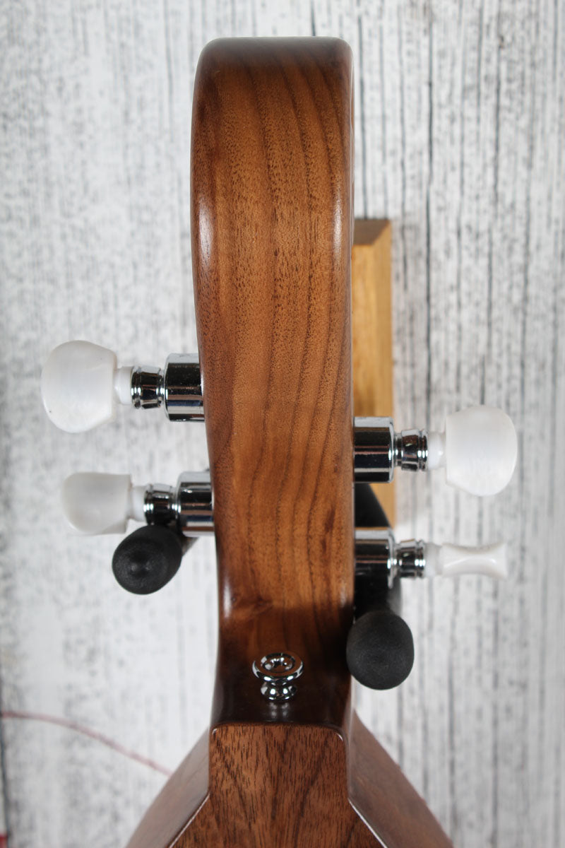 McSpadden Scroll Head Dulcimer 4 String Scroll Head Hourglass Dulcimer w Gig Bag
