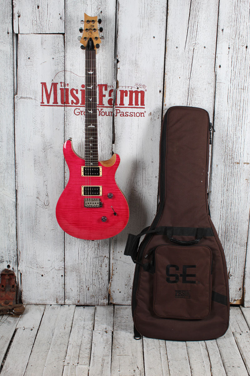 PRS Paul Reed Smith SE Custom 24 Electric Guitar Bonni Pink Finish with Gig Bag Secondary image