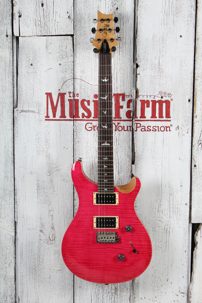 PRS Paul Reed Smith SE Custom 24 Electric Guitar Bonni Pink Finish with Gig Bag