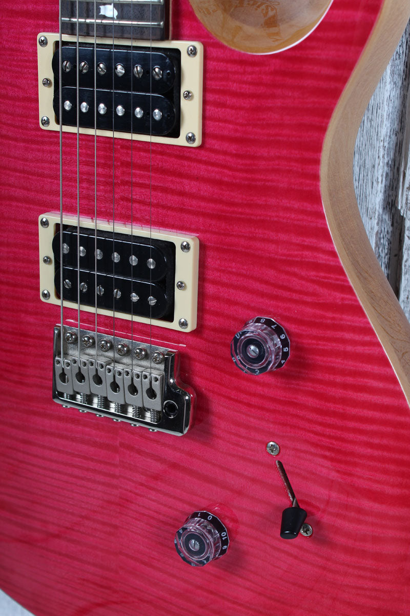 PRS Paul Reed Smith SE Custom 24 Electric Guitar Bonni Pink Finish with Gig Bag