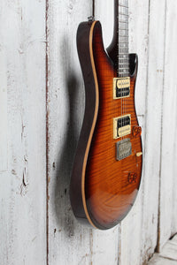 PRS 2014 SE Custom 24 Electric Guitar Flame Maple Top Tobacco Sunburst