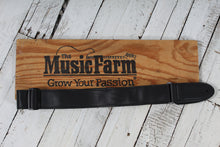 Load image into Gallery viewer, Levy&#39;s M7GP-BLK Garment Leather Guitar Strap Black