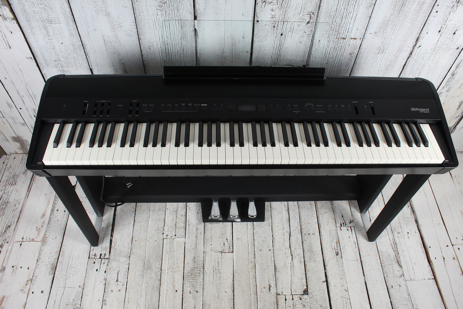 Roland FP-90X Digital Piano 88 Key Portable Digital Piano Black with Stand