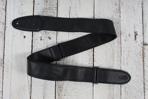 Levy's M7GP-BLK Garment Leather Guitar Strap Black