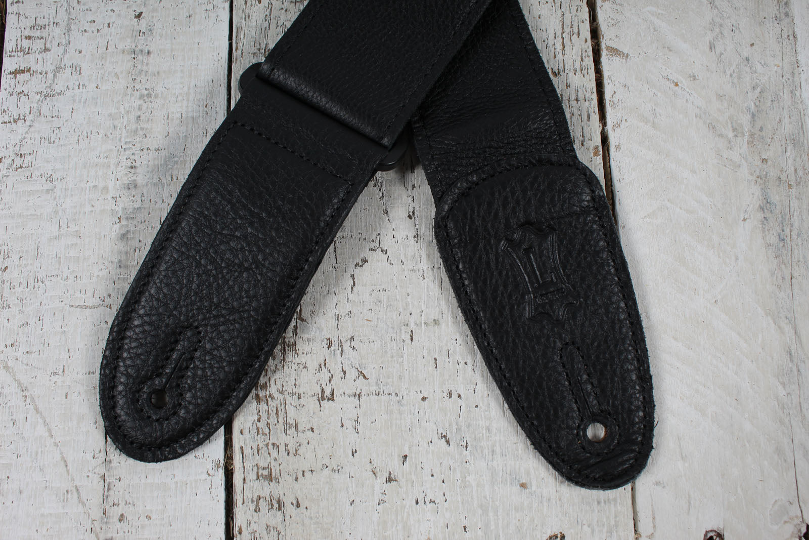 Levy's M7GP-BLK Garment Leather Guitar Strap Black