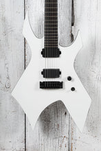 Load image into Gallery viewer, BC Rich Warlock Prophecy Electric Guitar with Quad Bridge Matte White Finish
