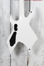 Load image into Gallery viewer, BC Rich Warlock Prophecy Electric Guitar with Quad Bridge Matte White Finish