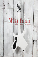 Load image into Gallery viewer, BC Rich Warlock Prophecy Electric Guitar with Quad Bridge Matte White Finish