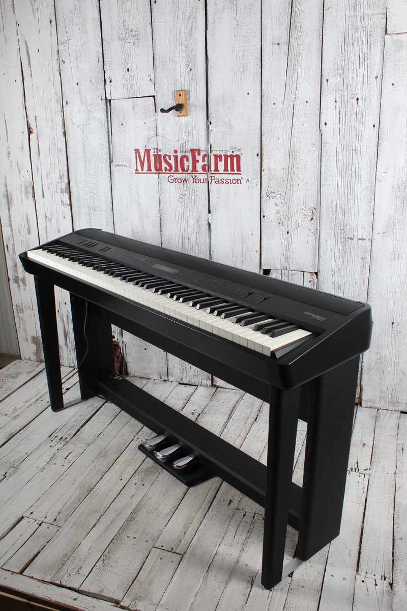Roland FP-90X Digital Piano 88 Key Portable Digital Piano Black with Stand