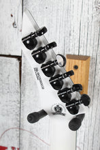 Load image into Gallery viewer, BC Rich Warlock Prophecy Electric Guitar with Quad Bridge Matte White Finish