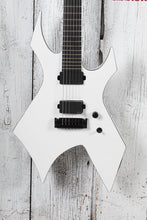 Load image into Gallery viewer, BC Rich Warlock Prophecy Electric Guitar with Quad Bridge Matte White Finish
