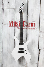 Load image into Gallery viewer, BC Rich Warlock Prophecy Electric Guitar with Quad Bridge Matte White Finish