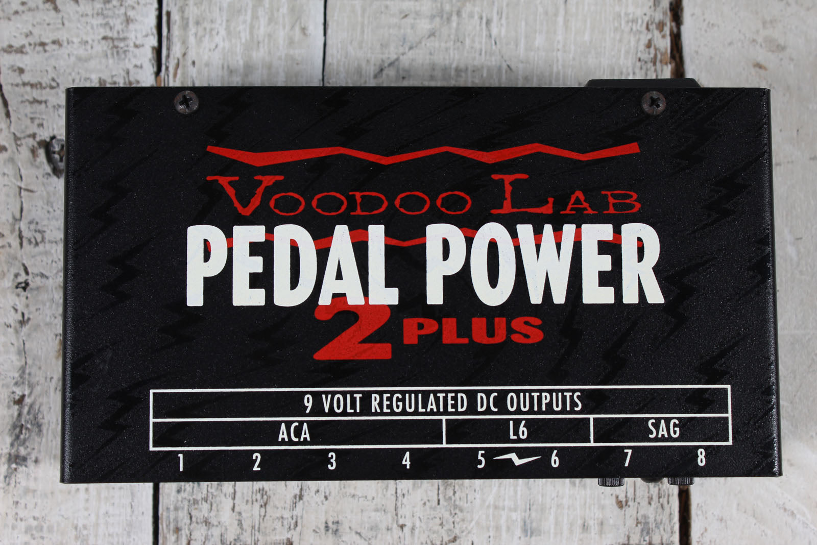 Voodoo Lab Power 2 Plus Power Supply Electric Guitar Pedal Power Supply with Cables
