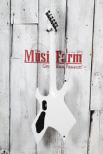 Load image into Gallery viewer, BC Rich Warlock Prophecy Electric Guitar with Quad Bridge Matte White Finish