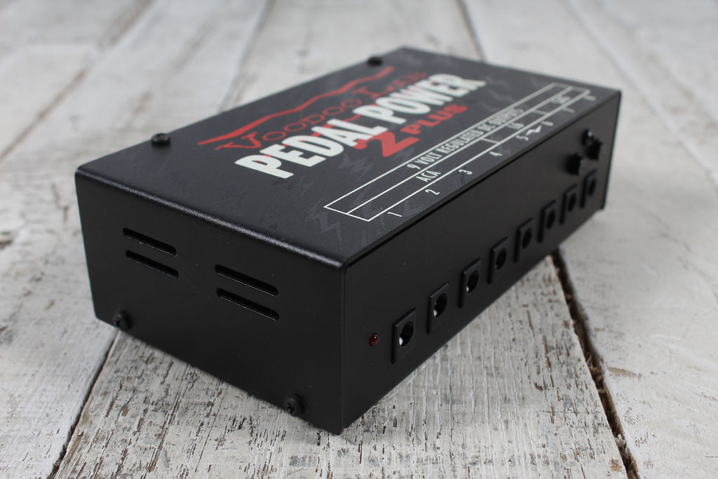 Voodoo Lab Power 2 Plus Power Supply Electric Guitar Pedal Power Supply with Cables