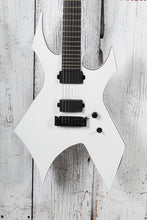 Load image into Gallery viewer, BC Rich Warlock Prophecy Electric Guitar with Quad Bridge Matte White Finish