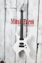 Load image into Gallery viewer, BC Rich Warlock Prophecy Electric Guitar with Quad Bridge Matte White Finish