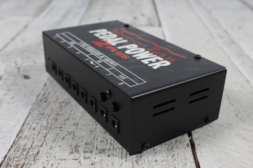 Voodoo Lab Power 2 Plus Power Supply Electric Guitar Pedal Power Supply with Cables