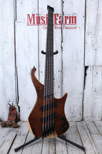 Load image into Gallery viewer, Ibanez EHB1265MS 5 String Headless Bass Guitar Natural Mocha with Gig Bag