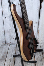 Load image into Gallery viewer, Ibanez EHB1265MS 5 String Headless Bass Guitar Natural Mocha with Gig Bag