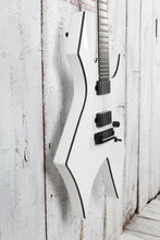 Load image into Gallery viewer, BC Rich Warlock Prophecy Electric Guitar with Quad Bridge Matte White Finish