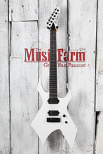 Load image into Gallery viewer, BC Rich Warlock Prophecy Electric Guitar with Quad Bridge Matte White Finish
