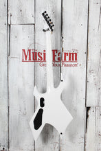 Load image into Gallery viewer, BC Rich Warlock Prophecy Electric Guitar with Quad Bridge Matte White Finish