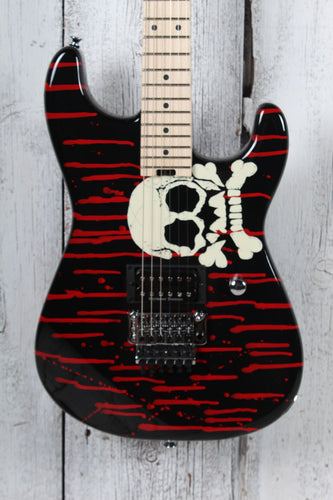 Charvel Warren DeMartini Signature Pro-Mod Blood and Skull Electric Guitar