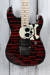 Charvel Warren DeMartini Signature Pro-Mod Blood and Skull Electric Guitar