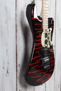 Charvel Warren DeMartini Signature Pro-Mod Blood and Skull Electric Guitar