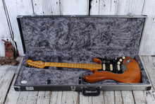 Load image into Gallery viewer, Fender Ombre Stratocaster and Telecaster Hardshell Guitar Case Silver Smoke