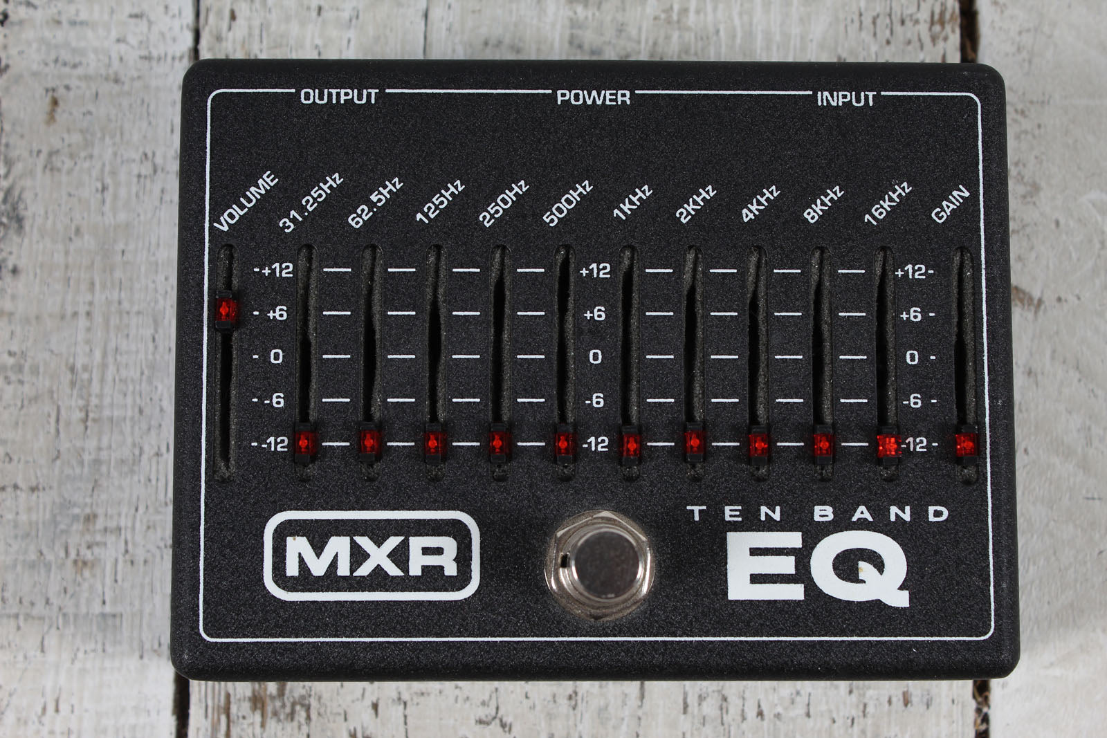 MXR M108 Ten Band EQ Electric Guitar Equalizer Effects Pedal Main image