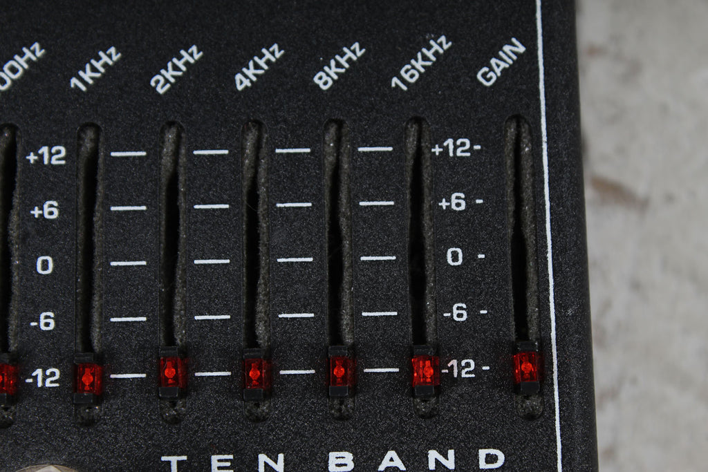 MXR M108 Ten Band EQ Electric Guitar Equalizer Effects Pedal