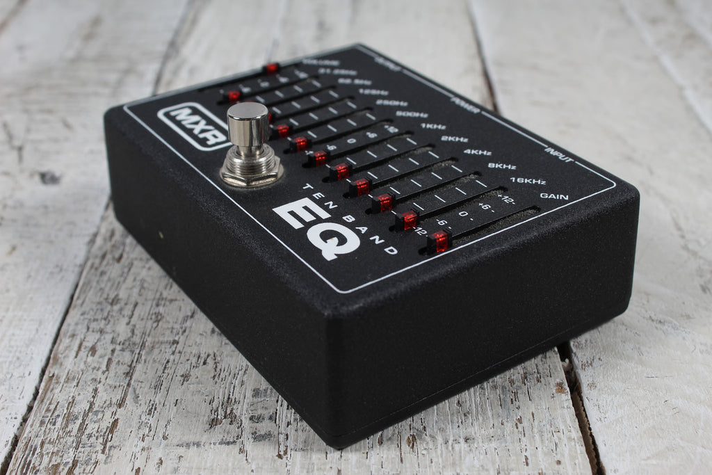 MXR M108 Ten Band EQ Electric Guitar Equalizer Effects Pedal