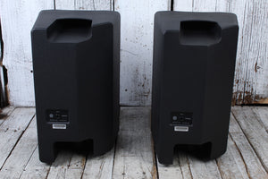 Harbinger M100-BT Portable PA System Pair of Speaker Cabinets and Mixer with Bags