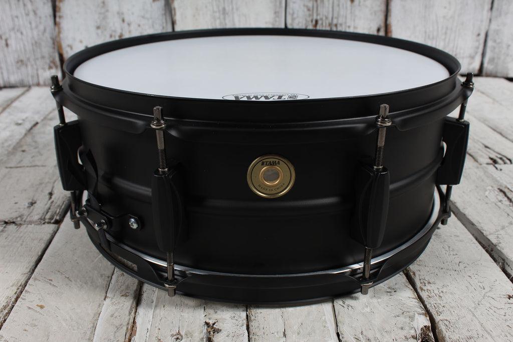 Tama Metalworks Steel Snare Drum 14 x 5.5 Snare Matte Black BST1455BK
