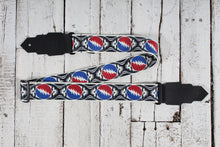 Load image into Gallery viewer, D&#39;Angelico Limited Edition Grateful Dead Skulls Guitar Strap