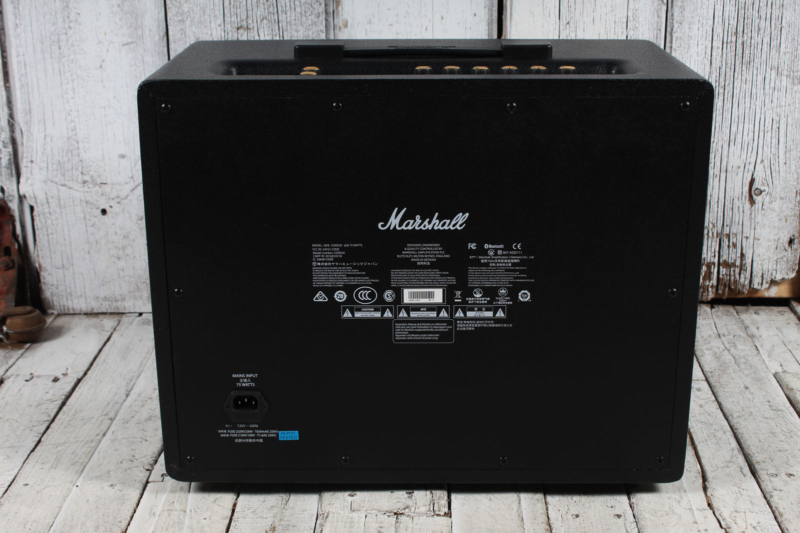 Marshall CODE 50 Electric Guitar Combo Amplifier 50 Watt 1 x 12 Digital Amp USB