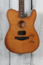 Load image into Gallery viewer, Fender Acoustasonic Standard Telecaster Acoustic Electric Guitar Aged Natural