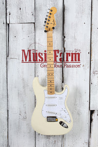 Fender Standard Stratocaster Electric Guitar Olympic White Finish