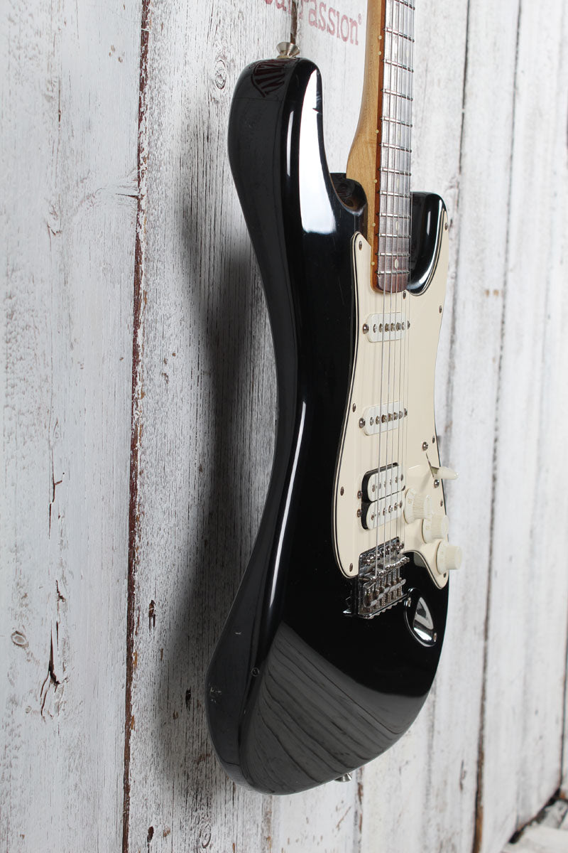 Fender 2002 Standard Strat HSS Solid Body Stratocaster Electric Guitar Black