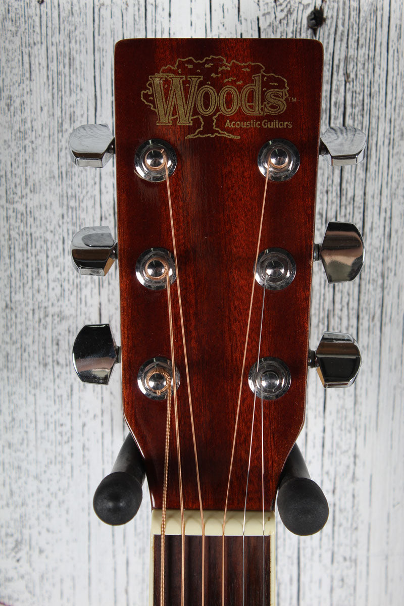 Woods W93A Acoustic Electric Dreadnought Guitar Natural Finish