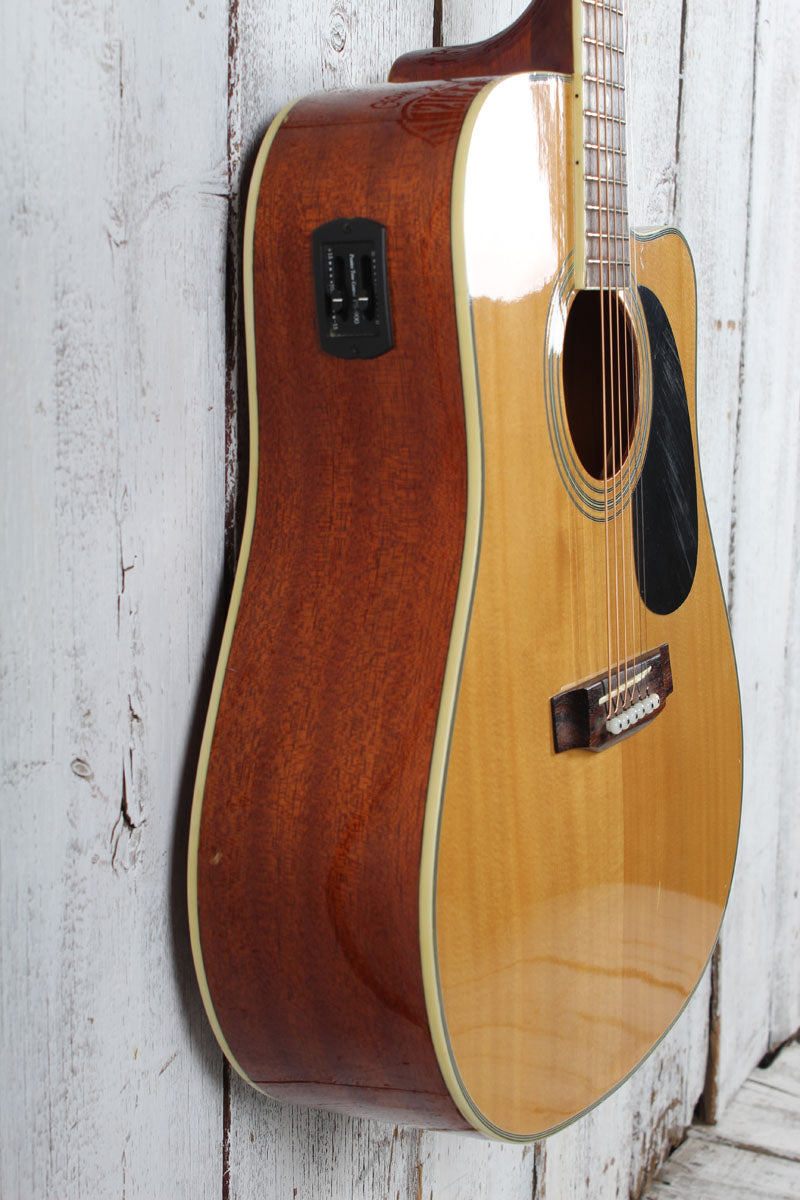 Woods W93A Acoustic Electric Dreadnought Guitar Natural Finish