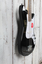 Load image into Gallery viewer, Squier Sonic Bronco Bass 4 String Electric Bass Guitar Black Finish