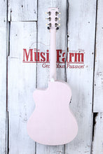 Load image into Gallery viewer, Cort Jade Classic Cutaway Acoustic Electric Guitar Pastel Pink Open Pore