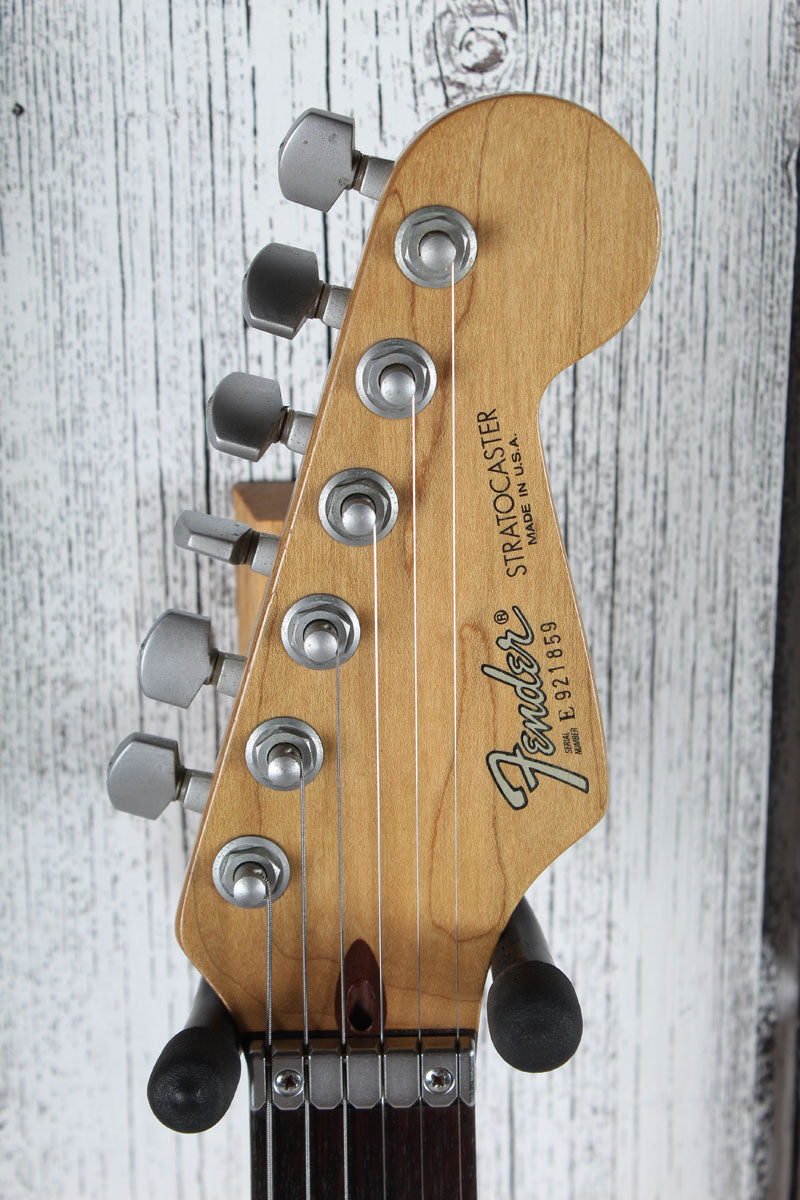 Fender 1989 Stratocaster Plus Deluxe Electric Guitar Black Pearl Burst Finish