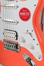 Squier Sonic Stratocaster Electric Guitar HSS Tahitian Coral Finish