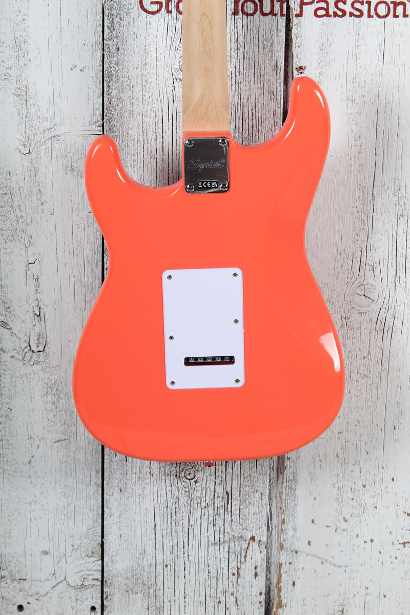 Squier Sonic Stratocaster Electric Guitar HSS Tahitian Coral Finish