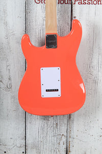Squier Sonic Stratocaster Electric Guitar HSS Tahitian Coral Finish